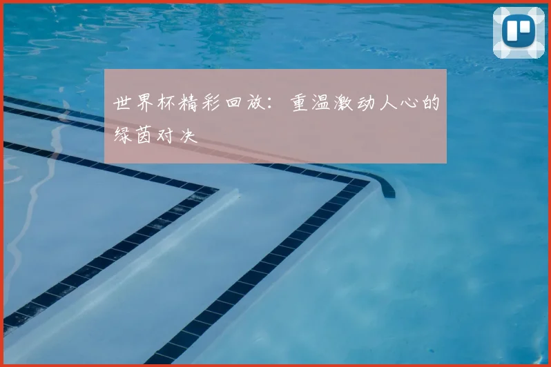 世界杯精彩回放:重温激动人心的绿茵对决